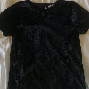 Black Velvet Hollister Shirt